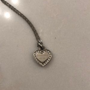 Michael kors heart necklace